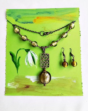 set murano oliv