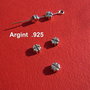 Trifoi cu 4 foi din argint .925 aprox 5x5x3 mm
