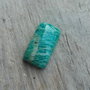 Cabochon amazonit rusesc, 20x11 mm