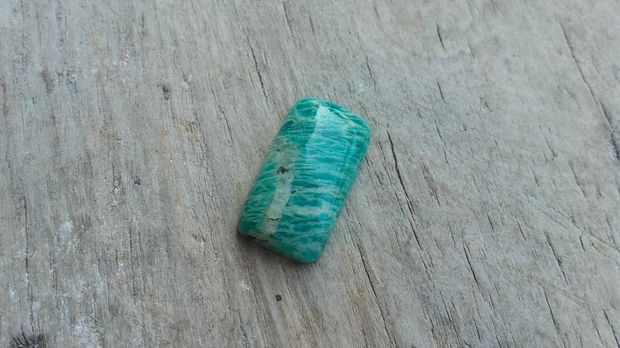 Cabochon amazonit rusesc, 20x11 mm