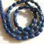 Lapis lazuli grad A bob de orez aprox 6.5x4.5 mm