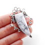 Pandant howlite