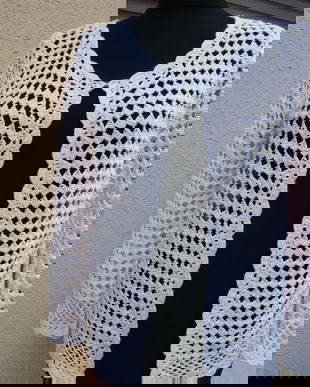 Mango-cardigan crosetat