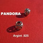 Margica tip PANDORA din argint .925 cu 4 stelute