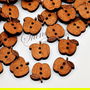Nasturi mar, Saddle Brown, 15x17x4mm