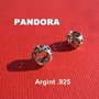 Margica tip PANDORA din argint .925 cu cruciulite