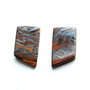 Pereche lamele tiger iron cu hematit  ( 2 buc )