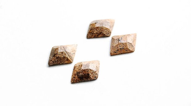 Pereche Cabochon  Jasper natural -  [ 2 buc]