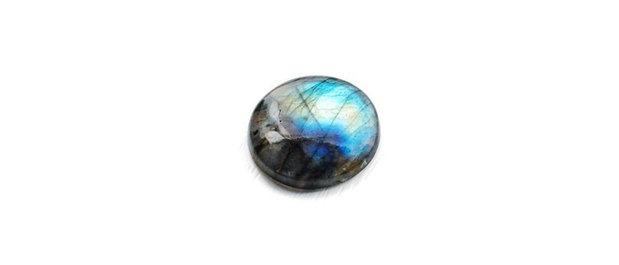 Cabochon Labradorit rotund - 21 mm - spectrolit - Q14