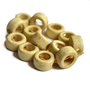 Ceramica greceasca mata, galben pai 20x10mm