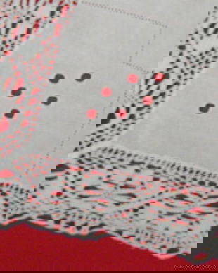 Mileu cu dantela si broderie