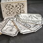 24 buc taguri  din carton