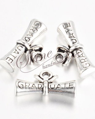 Charm diploma, 13x22x6.5mm