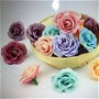 Set 10 flori (3cm) diferite culori