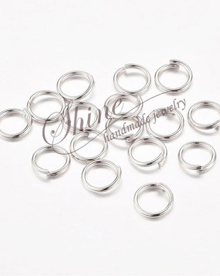 Zale nesudate platinum, 5mm (50buc)