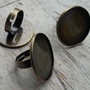 Baza inel, platou cabochon 30 mm