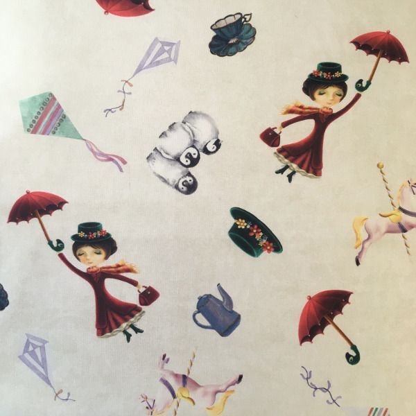 !imediat!Mary Poppins de la 50x100cm - 100% bbc, gr.medie