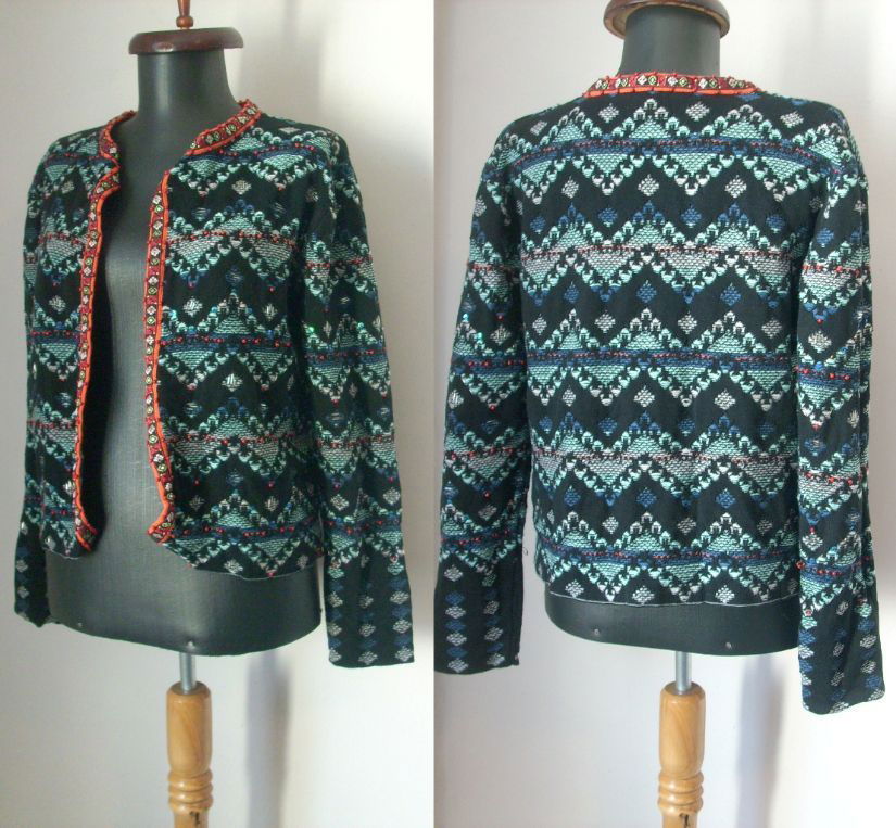 CARDIGAN BUMBAC AZTEC