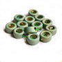 Ceramica greceasca mata, verde marin 20x10mm