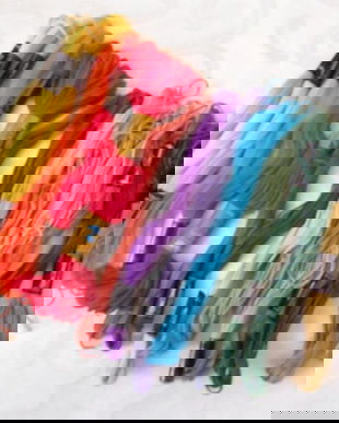 16 buc ața bumbac Mouline