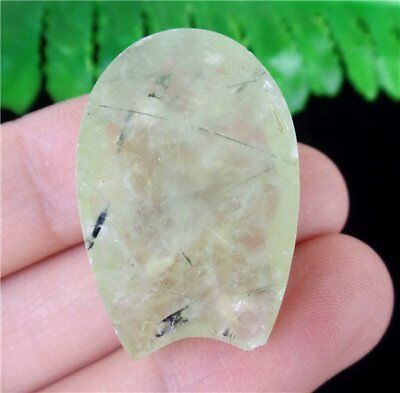 Cabochon green fluorit fatetat