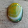Cabochon agata, 40x30 mm