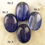 Cabochon blue sand quartz