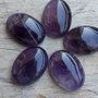 Cabochon ametist, 25x18 mm