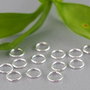 Zale argintate inchise, 6mm (2)