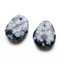 Set obsidian snowflake  - 2 buc