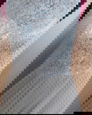 rochie lunga cu paiete