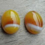 Cabochon agata, 20x15 mm (2 buc)