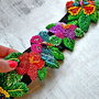 Brau- Centura tip cordon cu broderie din margele- Playful colors