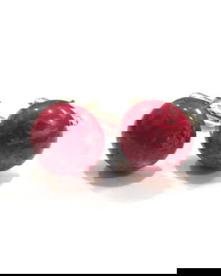 Butoni camasa barbati - Argint 925 si Agate rosii / visinii - BU661 - Butoni pietre semipretioase, butoni unisex argint, butoni eleganti, butoni ocazie