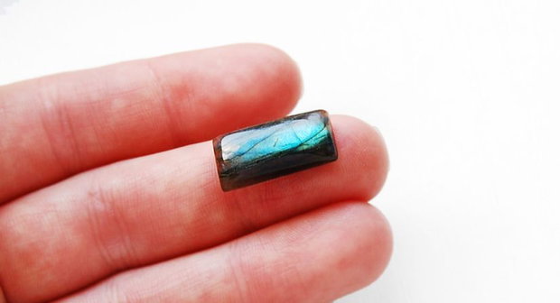 Cabochon Labradorit flashy  - rectangular - Q21