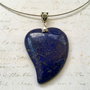 Pandantiv inima lapis lazuli