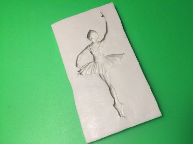 Mulaj din silicon balerina (8,5x4,8x1,1cm)