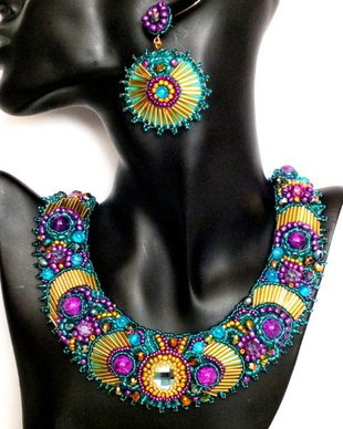 REZERVAT Set -Colier, Bratara si Cercei- Joyful Colors