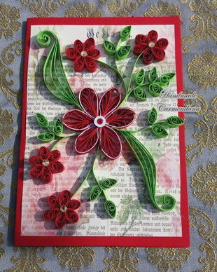 Felicitare handmade mare