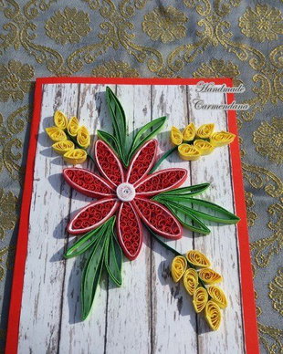 Felicitare handmade mare