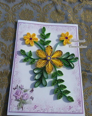 Felicitare handmade mare