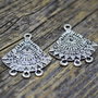 Pandantiv chandelier boho evantai 26x24mm  SALAK 620