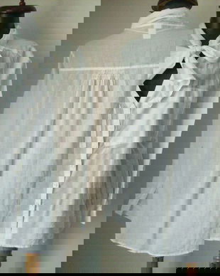 H&M BLUZA BUMBAC ALB