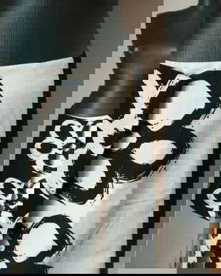 DESIGUAL FUSTA PETRECUTA ALB NEGRU