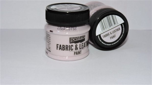 Vopsea  pentru textile si piele-roz victorian- 50ml- 35130