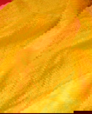 Cupon blana sintetica galbena