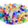Cristale din sticla, biconice, 3.5x4 mm, mixte