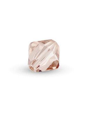 Cristale din sticla, biconice, 3.5x4 mm, fumurii
