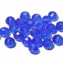 Cristale din sticla, rondelle, 10x7 mm, albastre