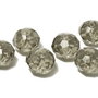 Cristale din sticla, rondelle, 10x7 mm, gri